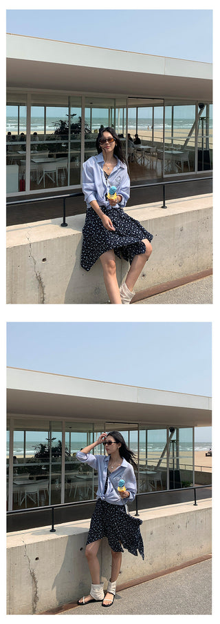 floral chiffon dress