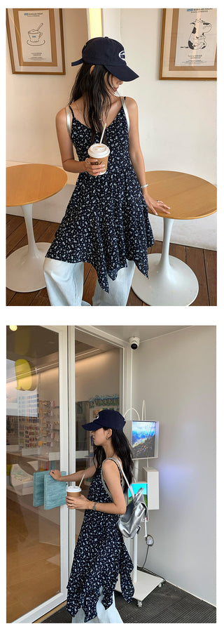 floral chiffon dress