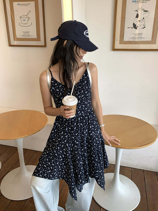 floral chiffon dress