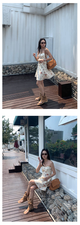 rose tube dress
