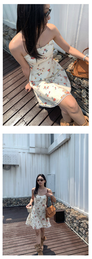 rose tube dress