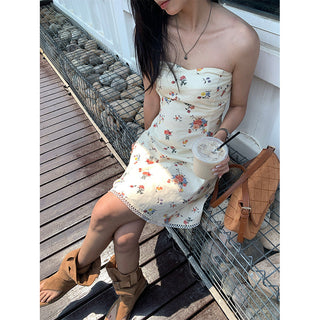 rose tube dress