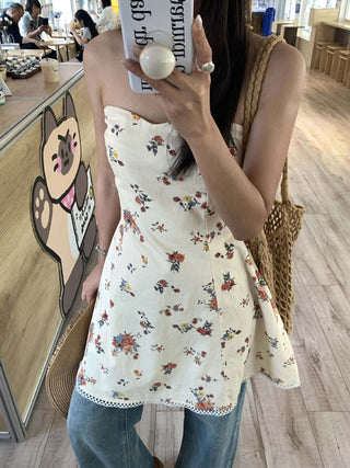 rose tube dress