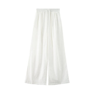 linen straight pants