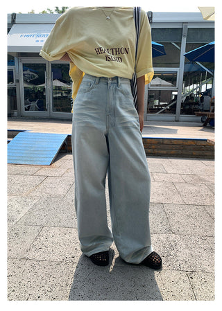 retro white jeans