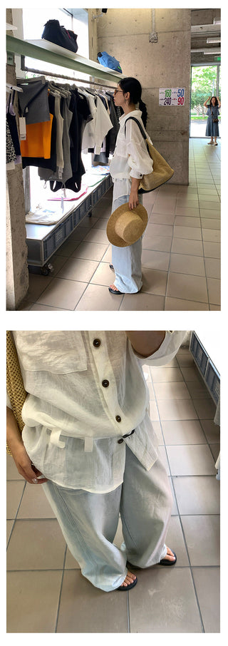 retro white jeans