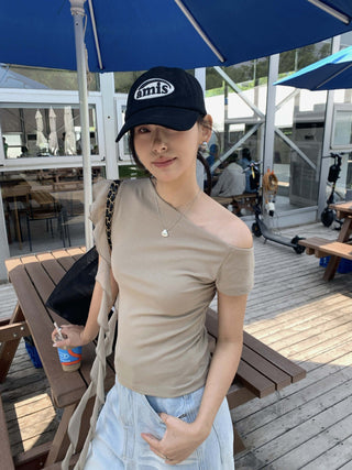 ribbon off-shoulder