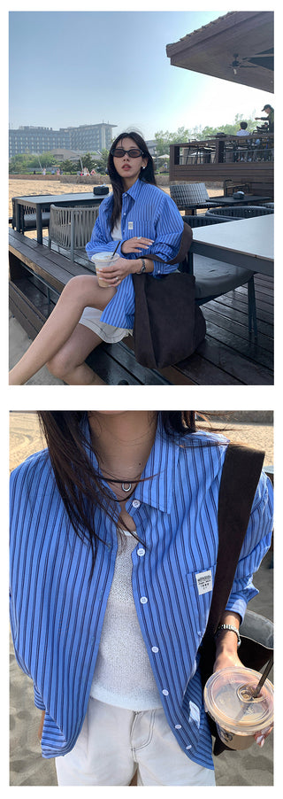 striped bandage shirt