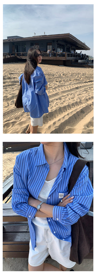 striped bandage shirt