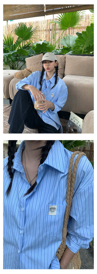 striped bandage shirt