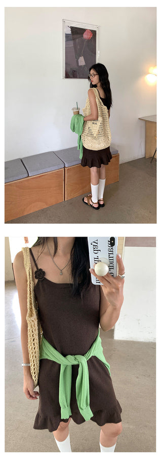 crochet suspender skirt