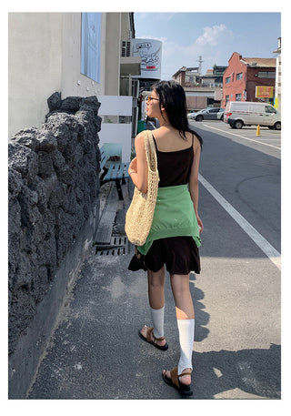 crochet suspender skirt