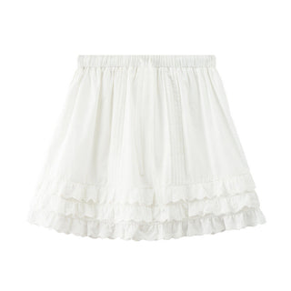 lace-up short skirt