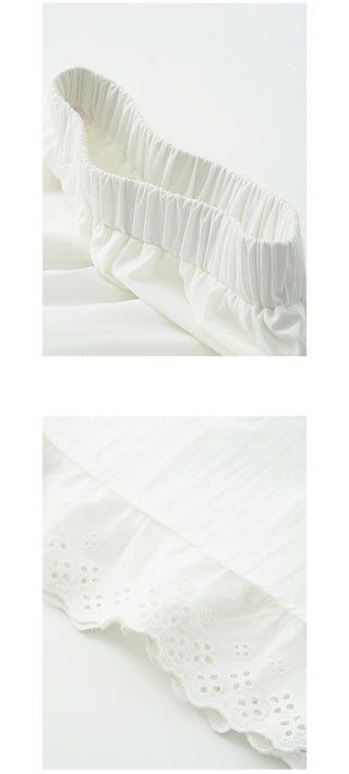 elastic long skirt