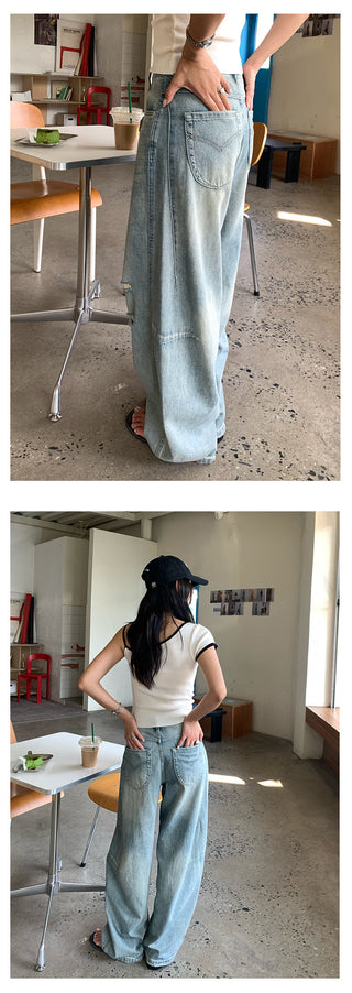 worn machete jeans