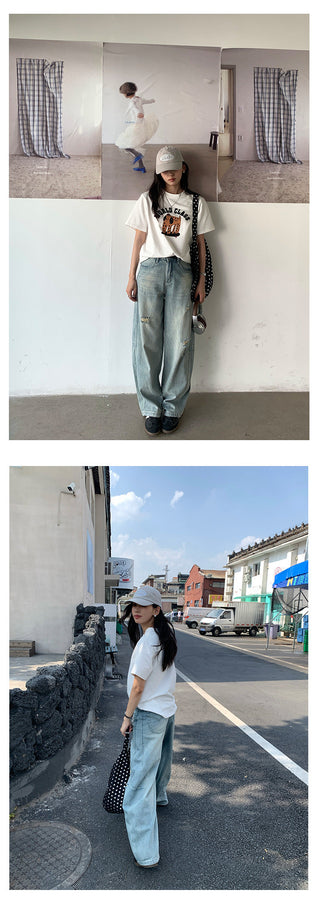 worn machete jeans