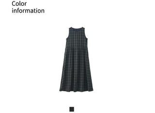 contrast sleeveless dress