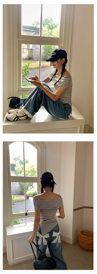 butterfly wide jeans