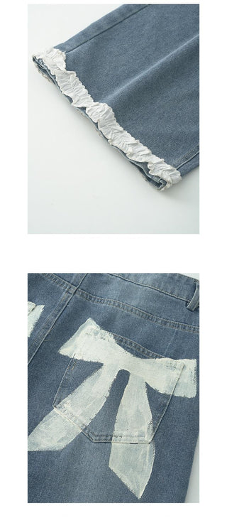 butterfly wide jeans