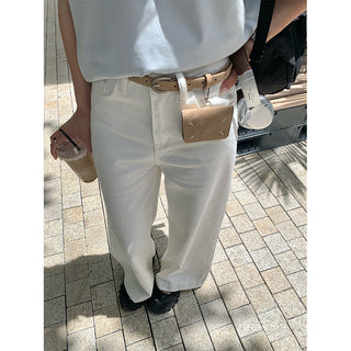 belt bag jeans
