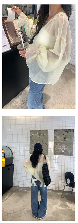 transparent sun shirt