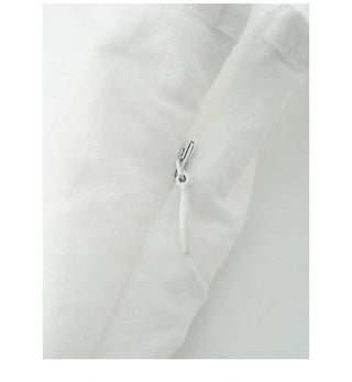 pleated suspender vest