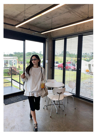 letter net sweater