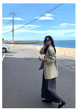 quilted suit jacket