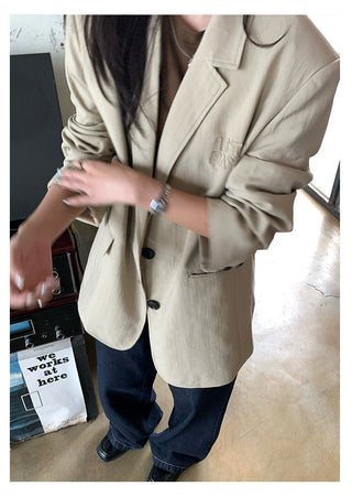quilted suit jacket