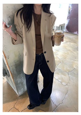 quilted suit jacket