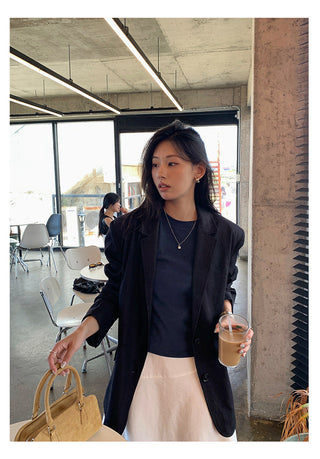 quilted suit jacket
