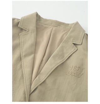 quilted suit jacket