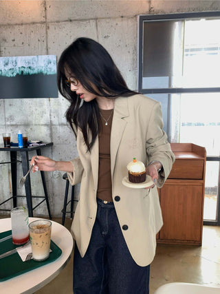 quilted suit jacket