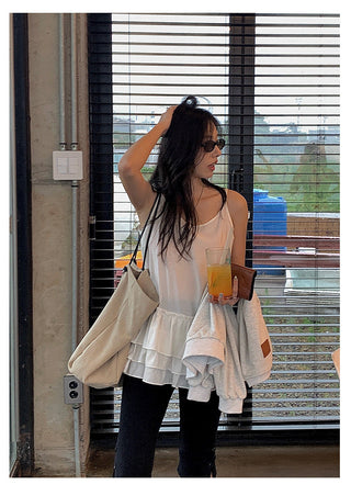 layered sling dress