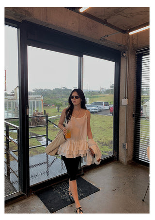 layered sling dress