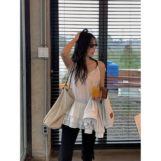 layered sling dress