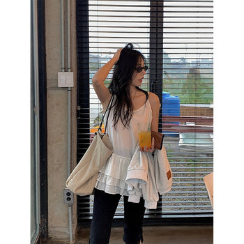 layered sling dress