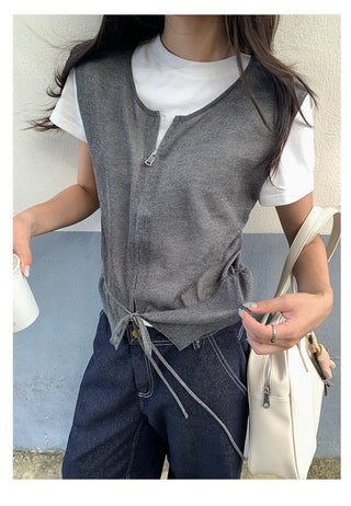 knit bandage vest
