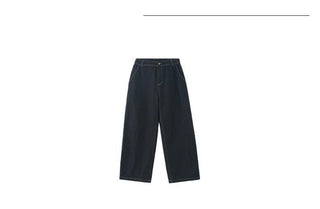 washed wide jeans