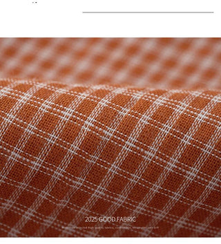 plaid suit set