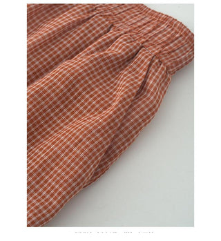 plaid suit set