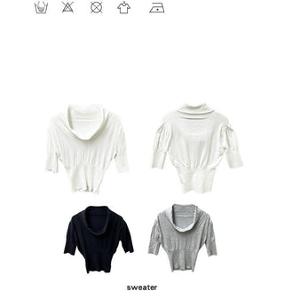 puff sleeve sweater