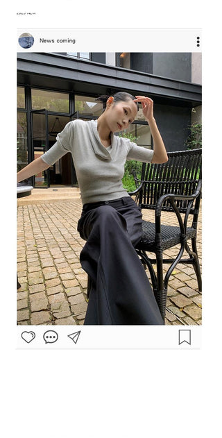 puff sleeve sweater