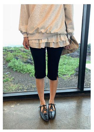 slim long shorts