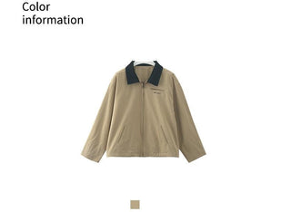 contrast trench coat