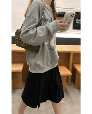 preppy pleated skirt