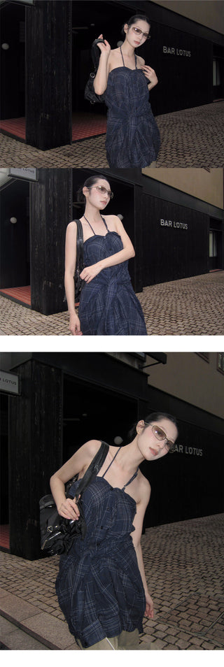plaid loose shirt