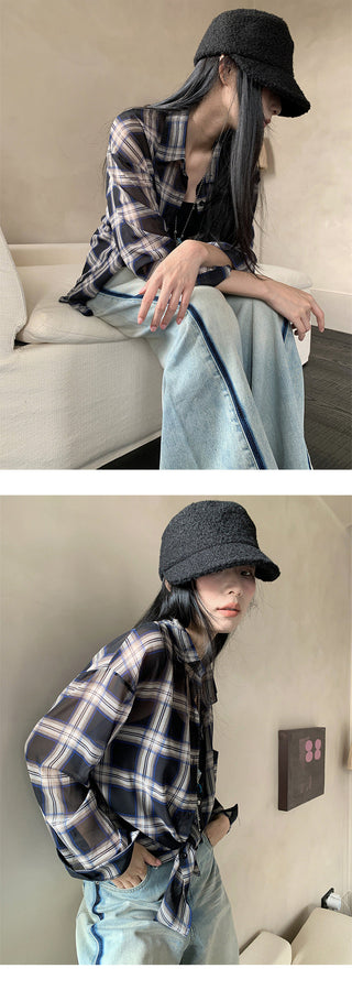 retro plaid shirt