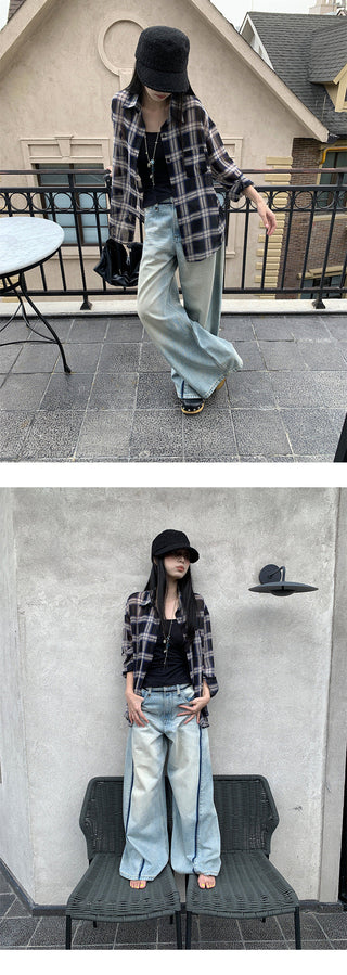retro plaid shirt