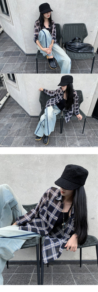 retro plaid shirt